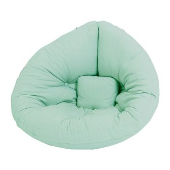 Fotoliu pentru copii verde de relaxare Mini Nido - Karup Design