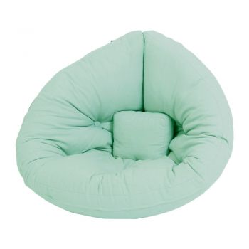 Fotoliu pentru copii verde de relaxare Mini Nido - Karup Design