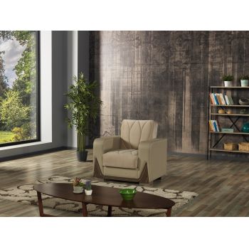 Fotoliu extensibil tapitat cu stofa Bugatti Crem, l94xA80xH90 cm Fotoliu extensibil tapitat cu stofa Bugatti Crem, l94xA80xH90 cm