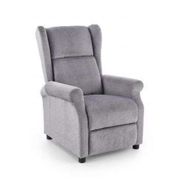 Fotoliu Recliner tapitat cu stofa Agatha Gri, l75xA92xH107 cm