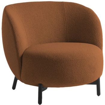 Fotoliu Kartell Lunam design Patricia Urquiola tapiterie Orsetto Caramiziu