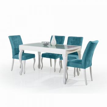 Scaun Dining, din lemn masiv, Calypso Clasic