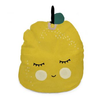 Bean bag galben pentru copii Lemon - Little Nice Things
