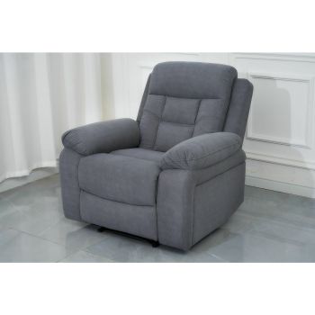 Fotoliu cu Recliner Miria, 98x97x95 cm, Gri