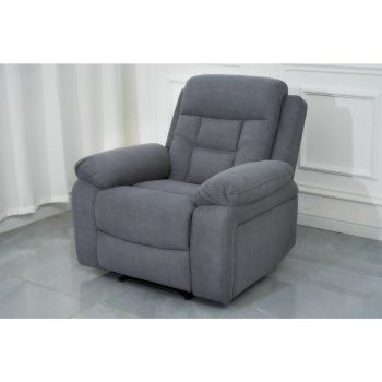 Fotoliu cu Recliner Miria, 98x97x95 cm, Gri