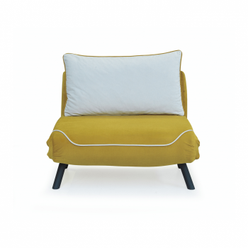 Fotoliu FOLDY MIDI extensibil, galben, 100x73x85 cm Fotoliu FOLDY MIDI extensibil, galben, 100x73x85 cm
