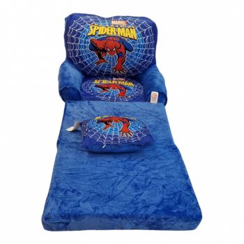 Fotoliu Spiderman cu imprimeu cu 3 placi, Extensibil la 115 cm Fotoliu Spiderman cu imprimeu cu 3 placi, Extensibil la 115 cm