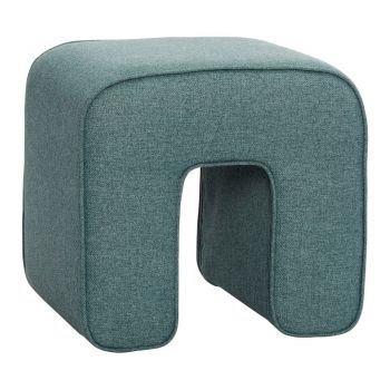 Puf Hübsch Sculpture, turcoaz Puf Hübsch Sculpture, turcoaz