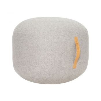 Puf Hübsch Zerio, ø 50 cm, gri deschis Puf Hübsch Zerio, ø 50 cm, gri deschis