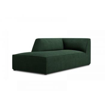 Sezlong tapitat cu Stofa Verde H69xL93xA181cm Ruby