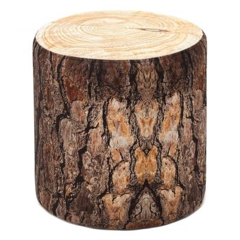 Taburet cu aspect de lemn Balcab Home Log
