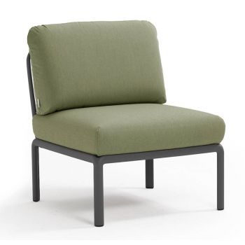 Element central Nardi Komodo 5 72cm cadru antracit perne verde giungla Sunbrella