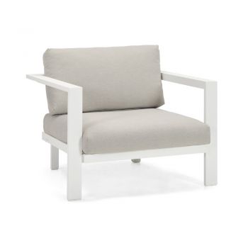 Fotoliu de grădină crem Cubic – Diphano