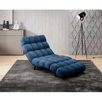 Fotoliu sezlong relaxare, tapitat, cu mecanism electric Relax, Gatiola 80, l80xA166xH87 cm