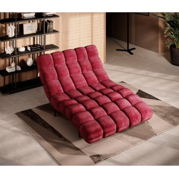 Fotoliu sezlong relaxare, tapitat, Delphinium 120, l120xA166xH91 cm