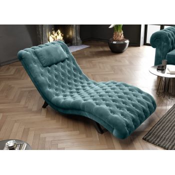 Fotoliu sezlong relaxare, tapitat, Lordus, l73xA163xH75 cm