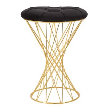 Mauro Ferretti PUFF TURN NEGRU CM Ø 41X50