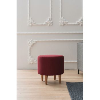 Bancheta, Balcab Home, 825BLC1277, Lemn de fag / MDF, Rosu claret