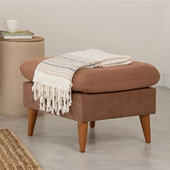 Bancheta, Unique Design, 867UNQ1042, Lemn de pin, Maro