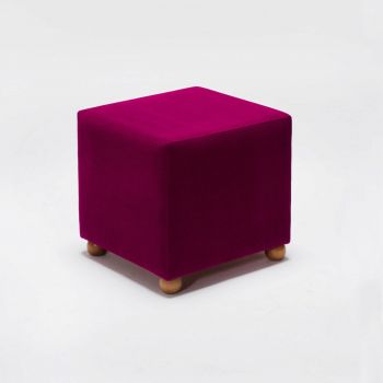Fotoliu puf, Balcab Home, 825BLC2367, Lemn, Lila