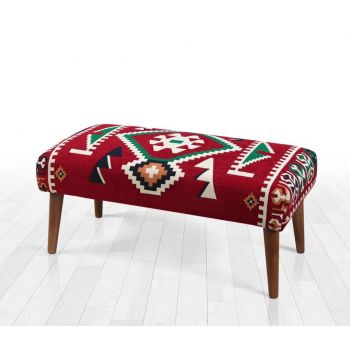 Taburet, Fluffe, 209FLF1314, 50% bumbac / 50% poliester, Multicolor