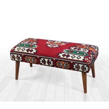 Taburet, Fluffe, 209FLF1315, 50% bumbac / 50% poliester, Multicolor