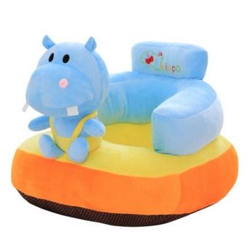 Fotoliu pentru bebe din plus cu spatar - Hipopotam