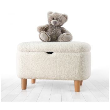 Puf de copii alb Moouv – Artie Puf de copii alb Moouv – Artie