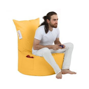 Fotoliu sac pentru grădină galben Balina – Floriane Garden Fotoliu sac pentru grădină galben Balina – Floriane Garden