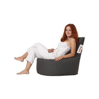 Fotoliu sac pentru grădină gri închis Baton – Floriane Garden Fotoliu sac pentru grădină gri închis Baton – Floriane Garden