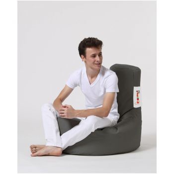 Fotoliu sac pentru grădină gri închis Lina – Floriane Garden Fotoliu sac pentru grădină gri închis Lina – Floriane Garden