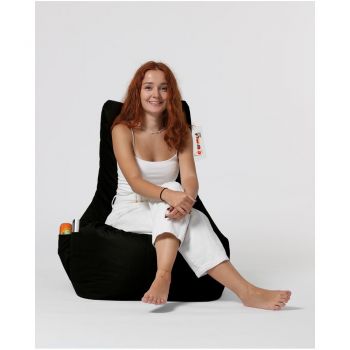 Fotoliu sac pentru grădină negru Diamond XXL – Floriane Garden Fotoliu sac pentru grădină negru Diamond XXL – Floriane Garden