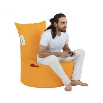 Fotoliu sac pentru grădină portocaliu Balina – Floriane Garden Fotoliu sac pentru grădină portocaliu Balina – Floriane Garden