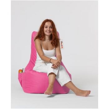 Fotoliu sac pentru grădină roz Diamond XXL – Floriane Garden
