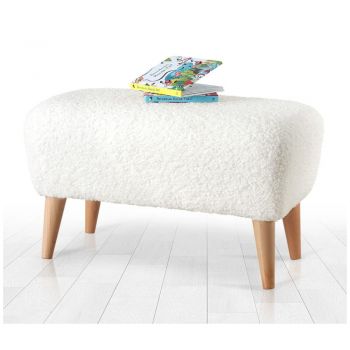 Puf de copii alb Moouv – Artie Puf de copii alb Moouv – Artie