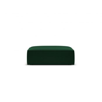 Taburet, Kaelle, Micadoni Home, BL, 100x80x38 cm, catifea, verde bottle