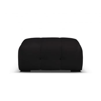 Taburet, Kendal, Micadoni Home, BL, 104x72x45 cm, catifea, negru