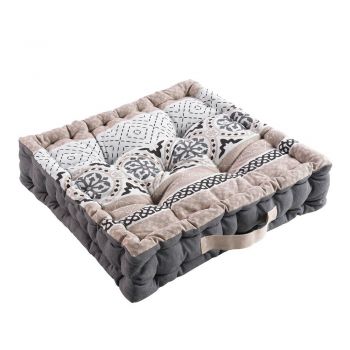 Fotoliu bean bag gri Malaika – douceur d'intérieur