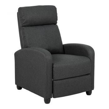 Fotoliu gri antracit de relaxare Siom – Actona
