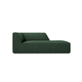 Sezlong living dreapta 1 loc, Ruby, Micadoni Home, BL, 180x93x69 cm, poliester, verde