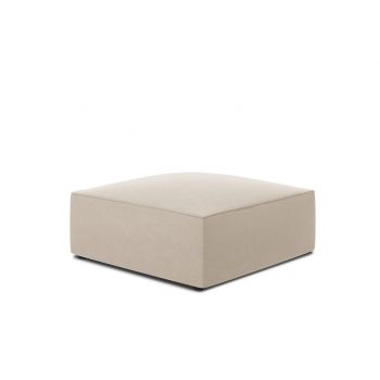 Taburet, Ruby, Micadoni Home, BL, 93x93x40 cm, catifea, bej