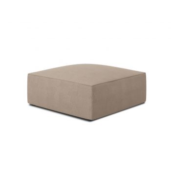 Taburet, Ruby, Micadoni Home, BL, 93x93x40 cm, poliester, bej inchis