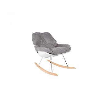 Fotoliu balansoar White Label Rocky, gri
