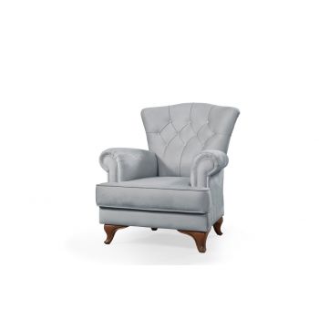 Fotoliu Pedesa(2)-toledo08, Pandia Home, 85x90x96 cm, lemn, gri