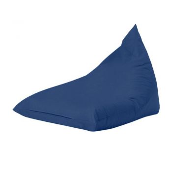 Fotoliu bean bag albastru închis Pyramid – Floriane Garden
