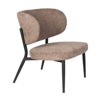 Fotoliu maro deschis Sanne – White Label