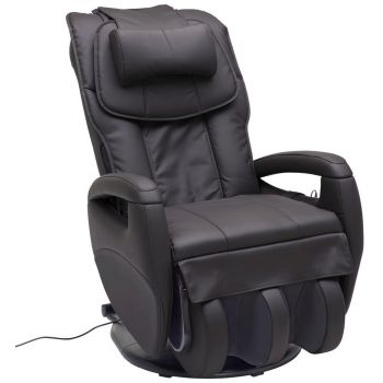 Fotoliu De Masaj din textil, gri, nămol