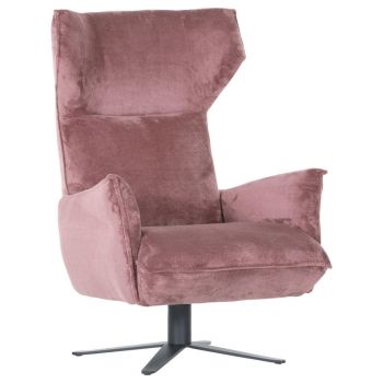 Fotoliu din textil, roz