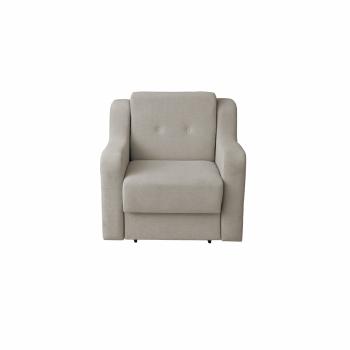 Fotoliu GINA II extensibil, cu arcuri si lada depozitare, bej, 95x100x95 cm