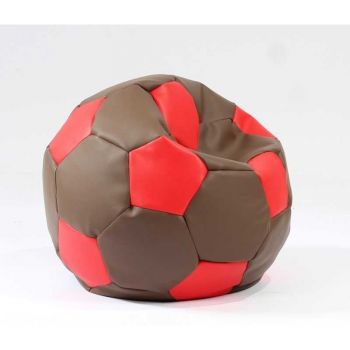 Fotoliu Minge Telstar Junior, Material Piele Ecologica - Chocolate Strawberries